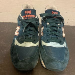 New Balance 998 sneakers.